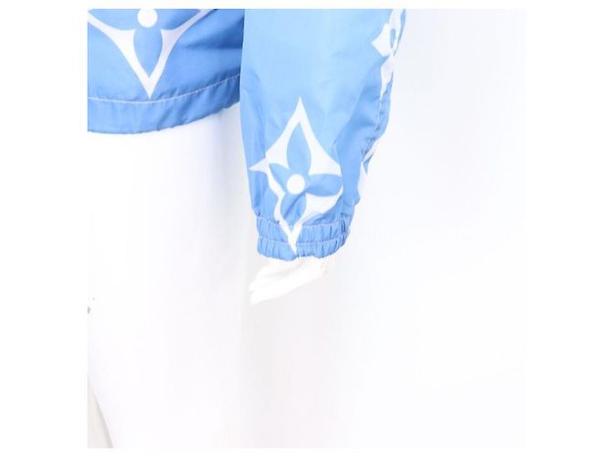 Louis Vuitton Parka corta con cappuccio Monogram Ombre per donne Blu - vista 3