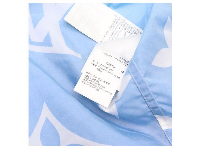 Louis Vuitton Parka corta con cappuccio Monogram Ombre per donne Blu - vista 5