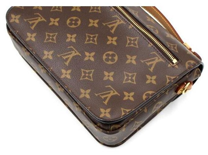 Louis Vuitton Borsa tote e borsa a tracolla Pochette Metis Monogram Multicolore - vista 6