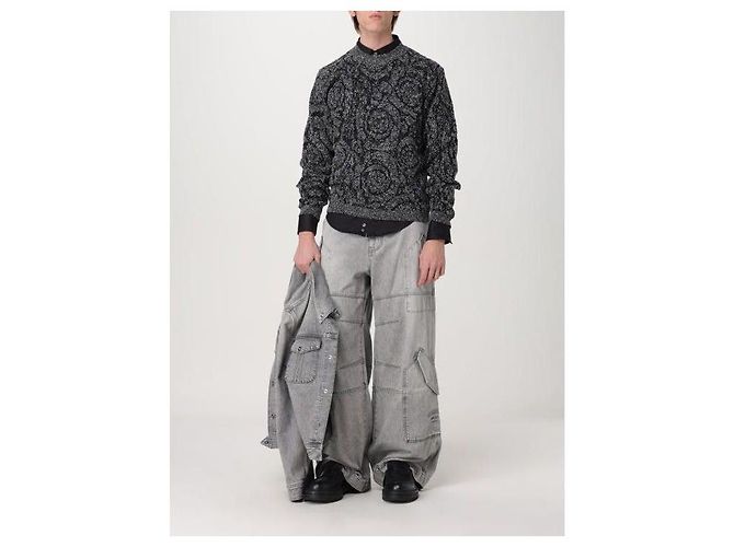 Versace Cable Knit Sweater - view 5