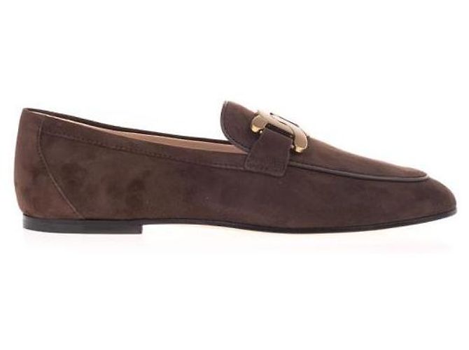 Tod's Mocassini Kate in scamosciato Nero - vista 3