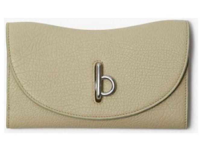 Burberry Portafoglio lungo con fori di bloccaggio D'oro - vista 5