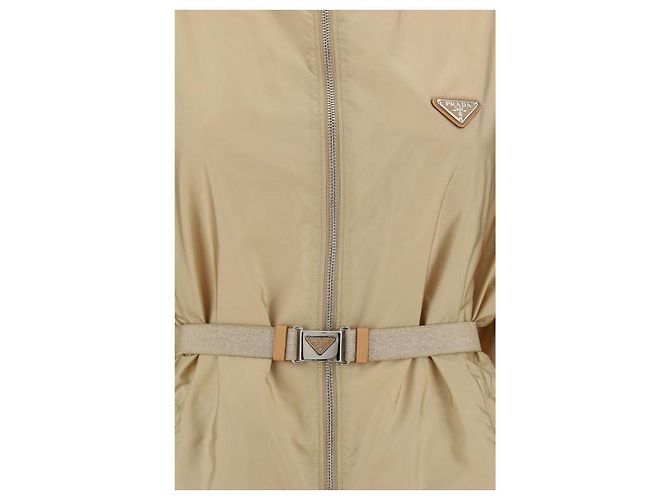 Prada Impermeable ligero de nylon reciclado SOOO Naranja - vista 6