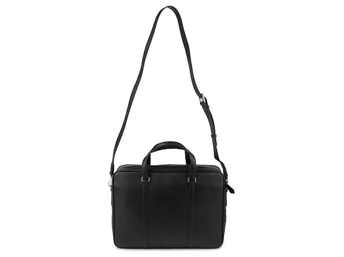 Bally Malette en cuir noir Code - vue 5