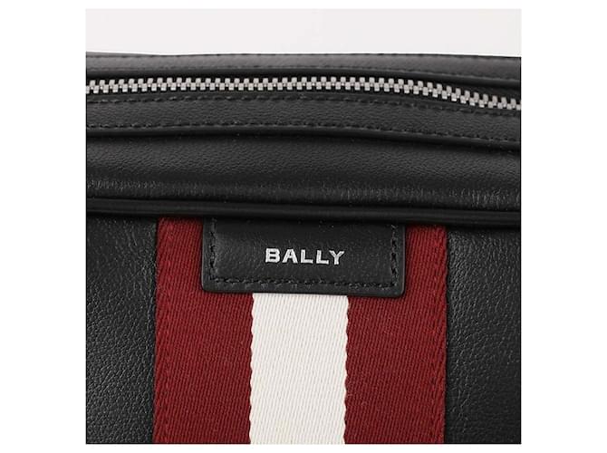 Bally Malette en cuir noir Code - vue 9