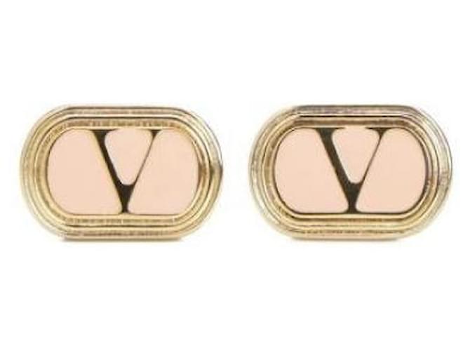 Valentino Orecchini Ovali con Logo Arancione - vista 4