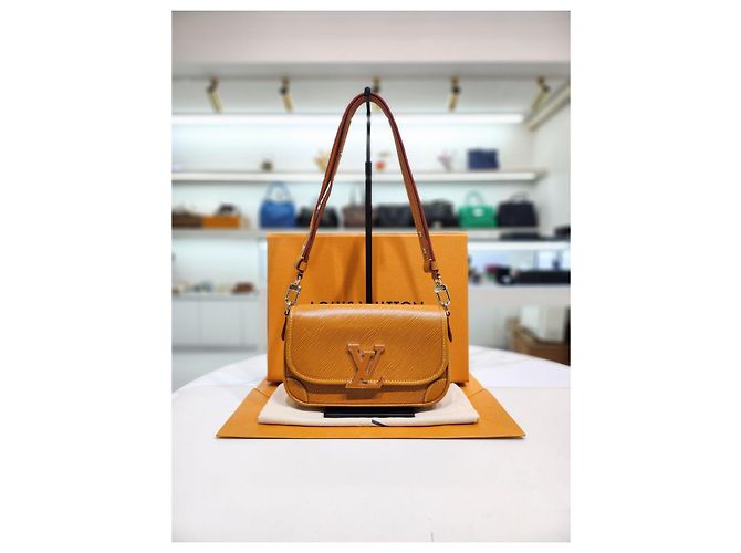 Louis Vuitton Borsa a Spalla e Crossbody Epi Marrone - vista 10
