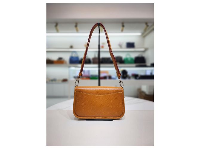 Louis Vuitton Borsa a Spalla e Crossbody Epi Marrone - vista 14