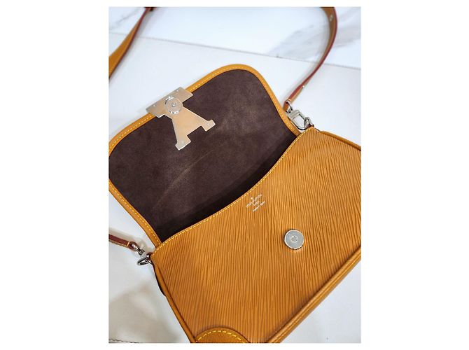 Louis Vuitton Borsa a Spalla e Crossbody Epi Marrone - vista 19
