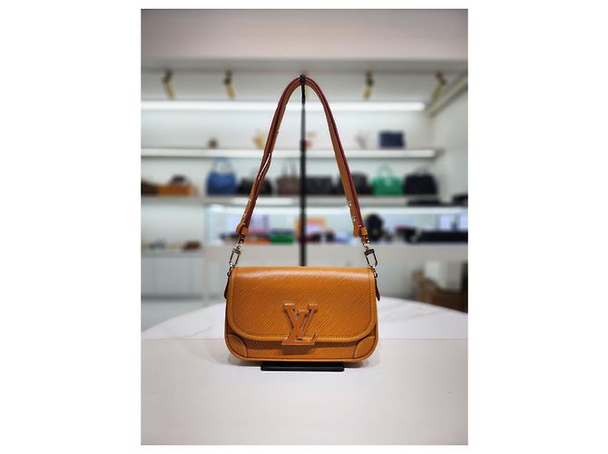 Louis Vuitton Borsa a Spalla e Crossbody Epi Marrone - vista 9
