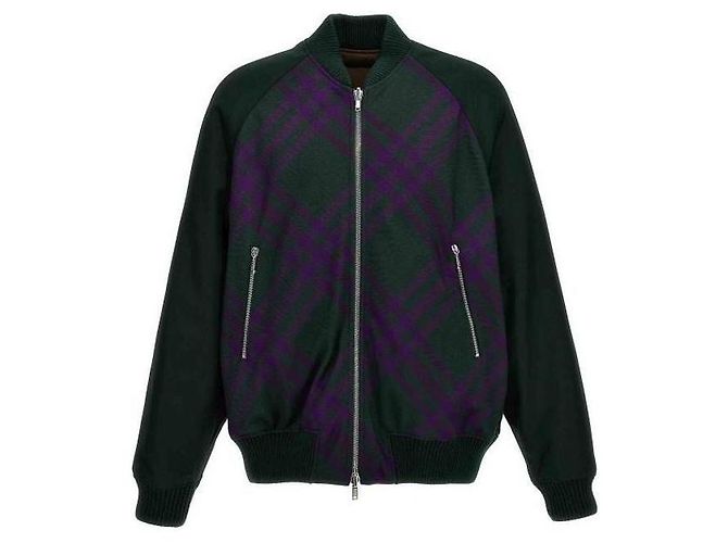 Burberry Karierte Wendebomberjacke Schwarz - Ansicht 4