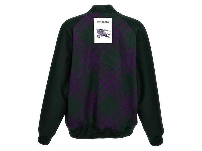 Burberry Karierte Wendebomberjacke Schwarz - Ansicht 6