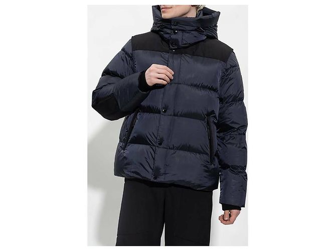 Burberry Giacca puffer con cappuccio e maniche staccabili Nero - vista 4