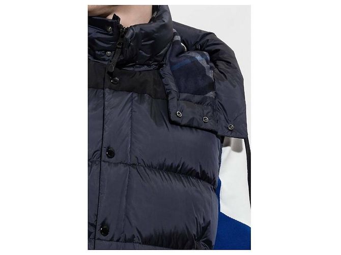 Burberry Giacca puffer con cappuccio e maniche staccabili Nero - vista 8
