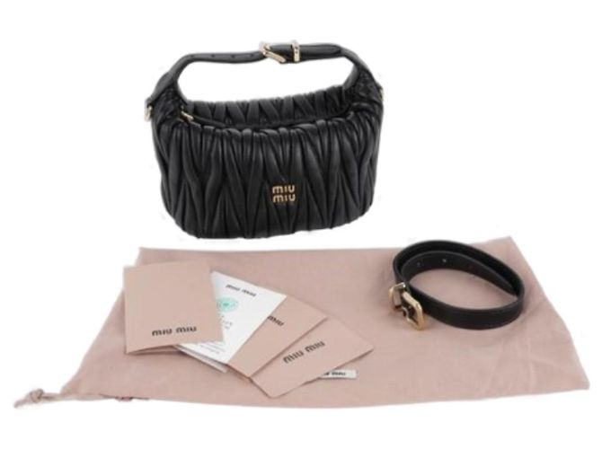 Miu Miu Mini bolsa de ombro Preto - vista 7