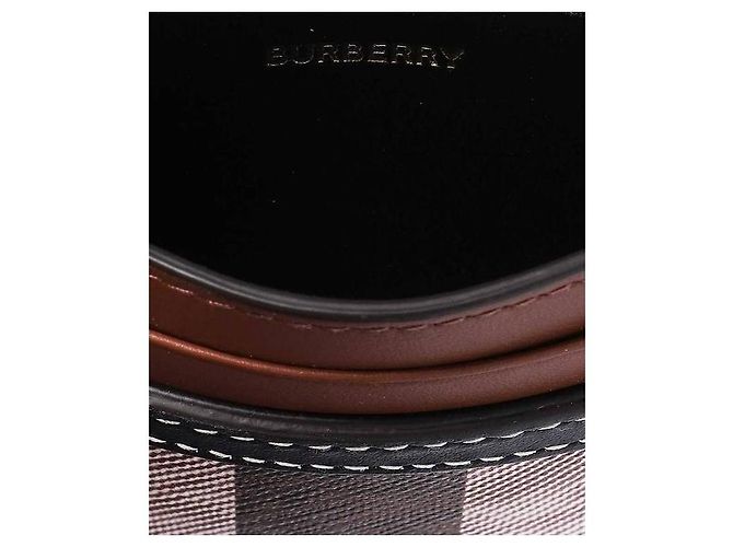 Burberry Checkered Two-Tone Leather Card Case - view 6