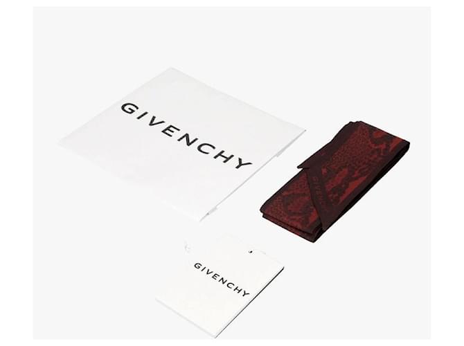Givenchy Bufanda de seda twill delgada Roja - vista 10