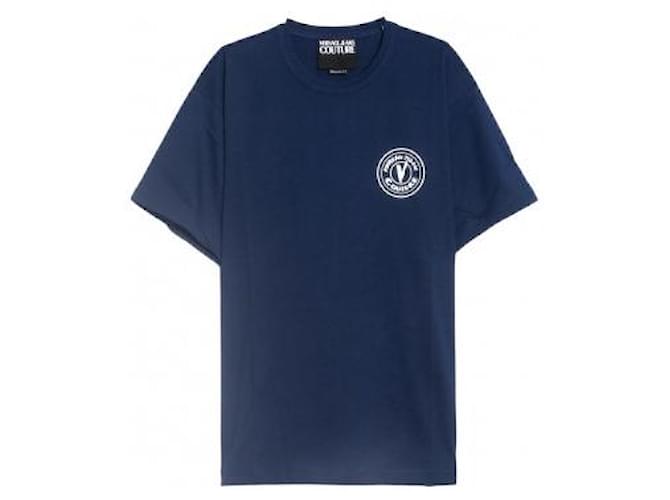 Versace T-Shirt mit gesticktem Emblem Schwarz - Ansicht 4