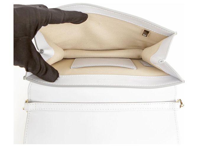 Chloé Bolsa transversal com corrente Branco - vista 7