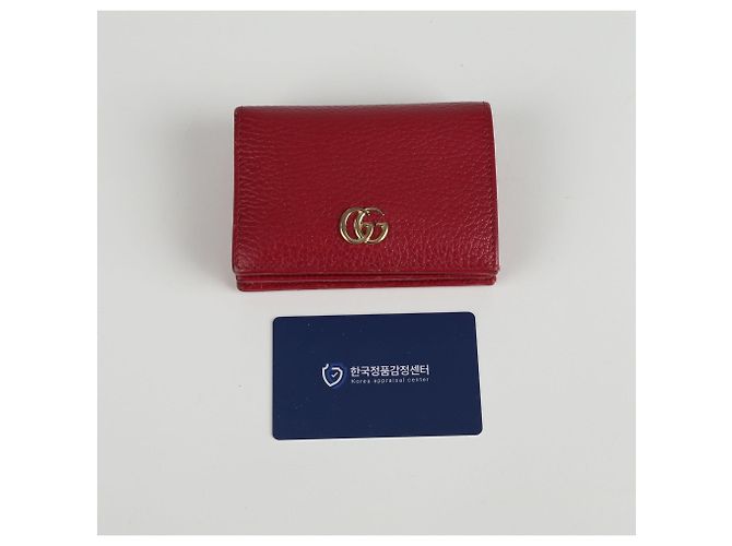 Gucci GG Marmont Kartenetui Rot - Ansicht 11