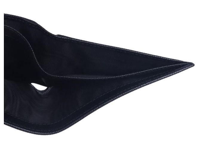 Prada Cartera de hombre negra con logo triangular Saffiano QHH Negro - vista 6