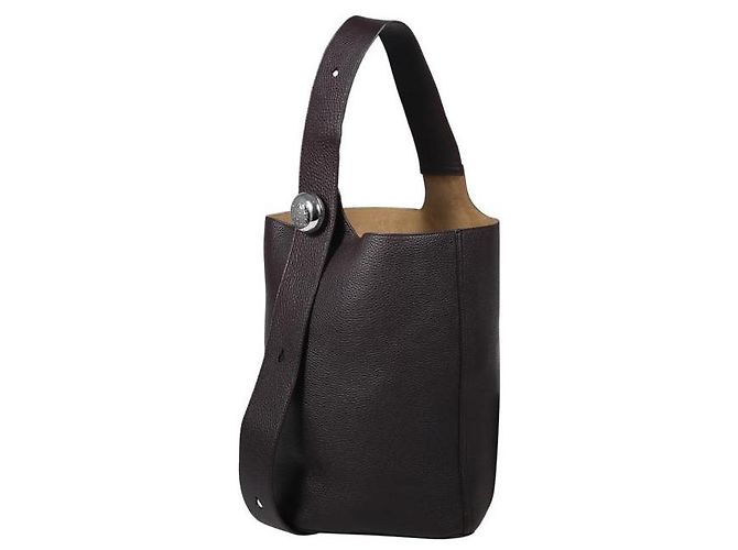 Loewe Grande borsa a secchiello in ciottoli Nero - vista 5