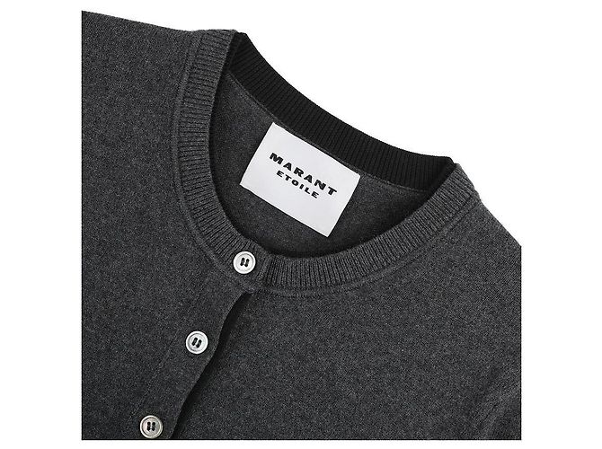 Isabel Marant Cardigan à logo Marron - vue 5