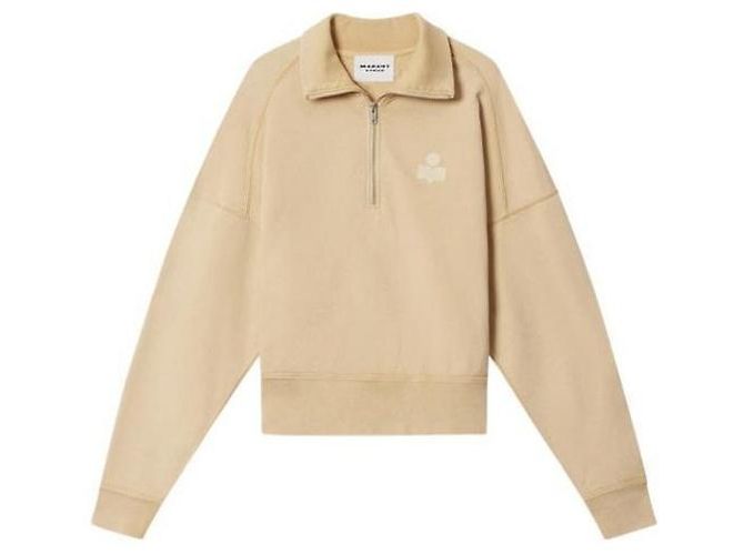 Isabel Marant Suéter com meio zíper em ocre claro Laranja - vista 5