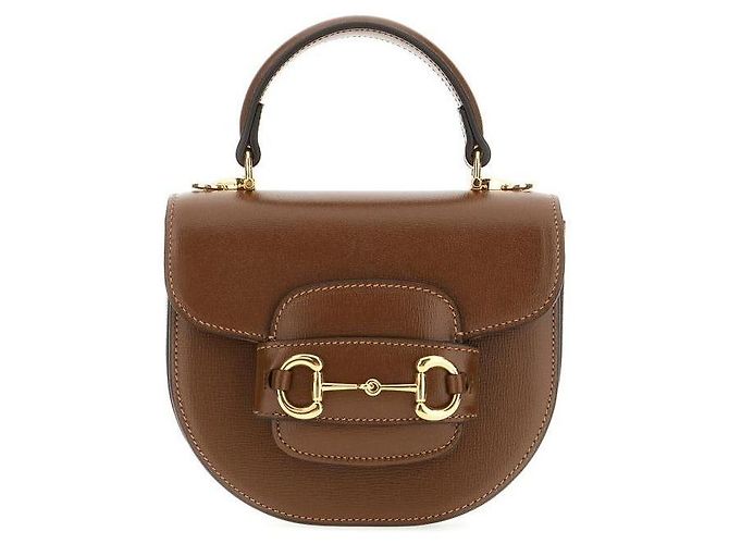 Gucci Mini Top Handle Tasche Horsebit Braun - Ansicht 4
