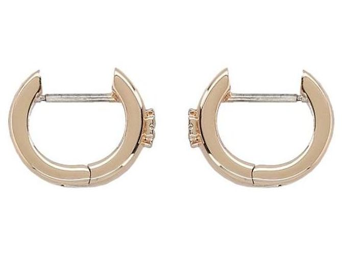 Tory Burch Pendientes Huggie Dorado - vista 4