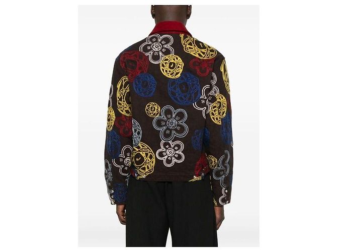 Kenzo FUTURA Embroidered Zip-Up Utility Jacket Black - view 8