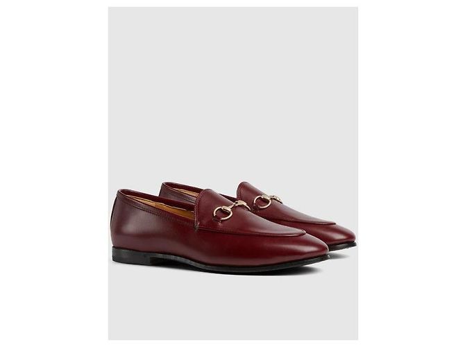Gucci Mocassini Horsebit Jordan AADCW Rosso - vista 5