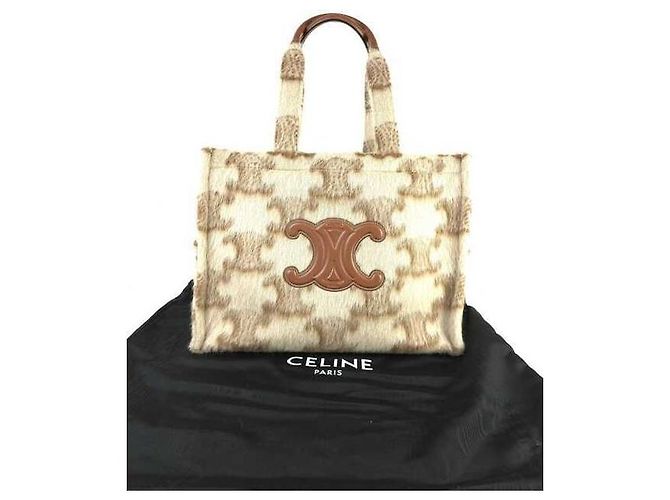 Cabas Céline La Borsa Tote Mohair Triumph - vista 7