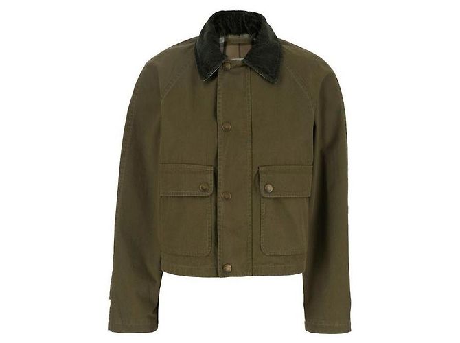 Burberry Chaqueta de campo de algodón Multicolor - vista 4