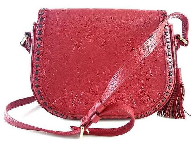 Louis Vuitton Borsa a Spalla Monogram Ginette Rosso - vista 3