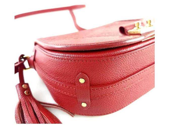 Louis Vuitton Borsa a Spalla Monogram Ginette Rosso - vista 4