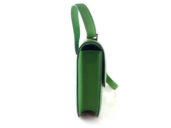 Borsa a Spalla Constance di Hermès Verde - vista 2