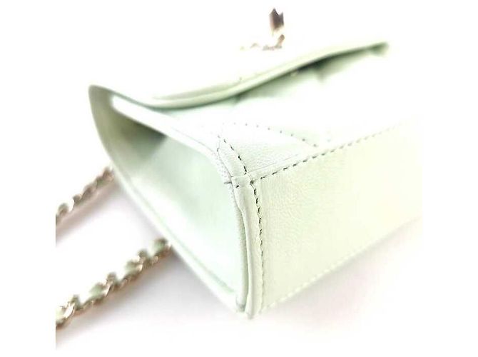 Trendy CC Chanel Bolsa transversal CC moderna Branco - vista 4