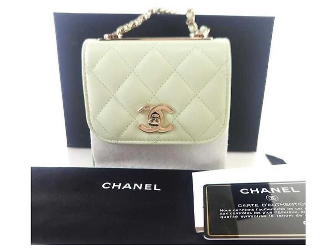 Trendy CC Chanel Bolsa transversal CC moderna Branco - vista 7