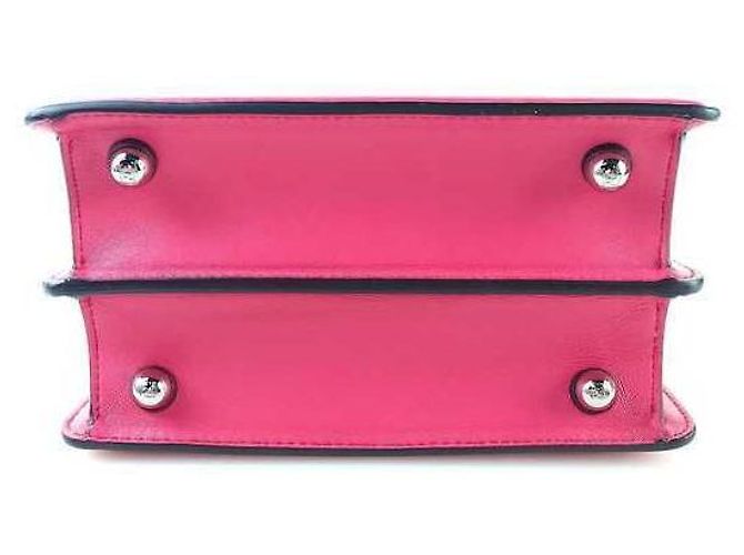 Fendi Borsa a tracolla Peekaboo See You Petit Rosso - vista 4