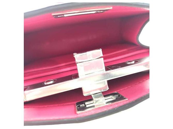 Fendi Borsa a tracolla Peekaboo See You Petit Rosso - vista 5