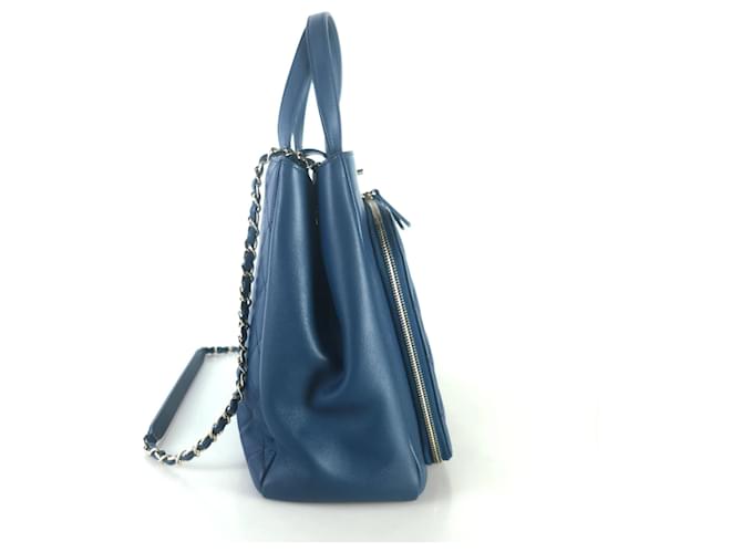 Chanel Borsa a Spalla Business Affinity Blu - vista 2