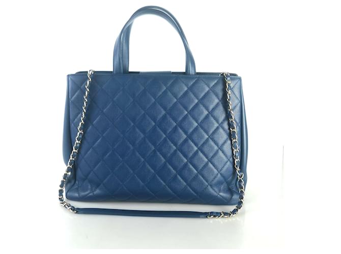 Chanel Borsa a Spalla Business Affinity Blu - vista 3