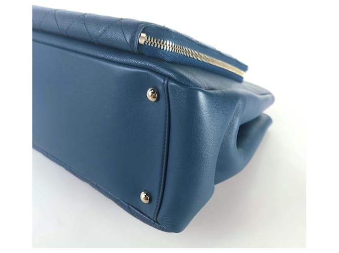 Chanel Borsa a Spalla Business Affinity Blu - vista 4