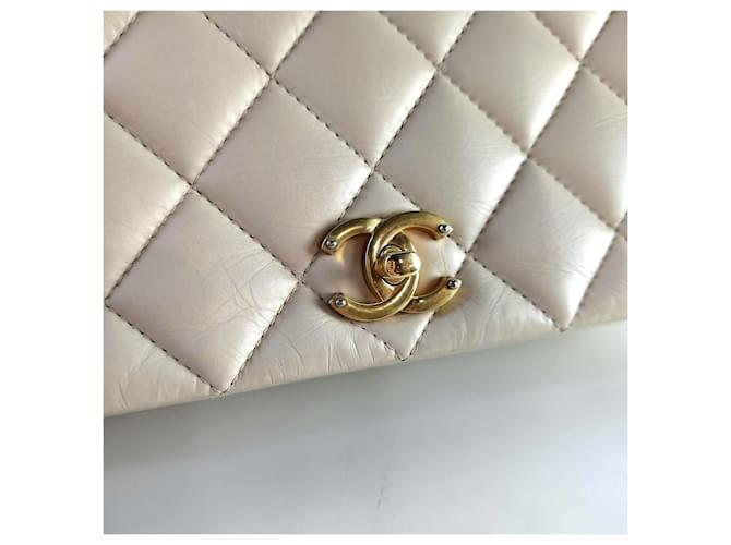 Chanel Borsa a Spalla CC Flap Arancione - vista 2