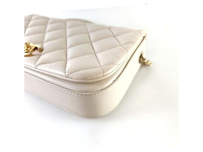 Chanel Borsa a Spalla CC Flap Arancione - vista 5