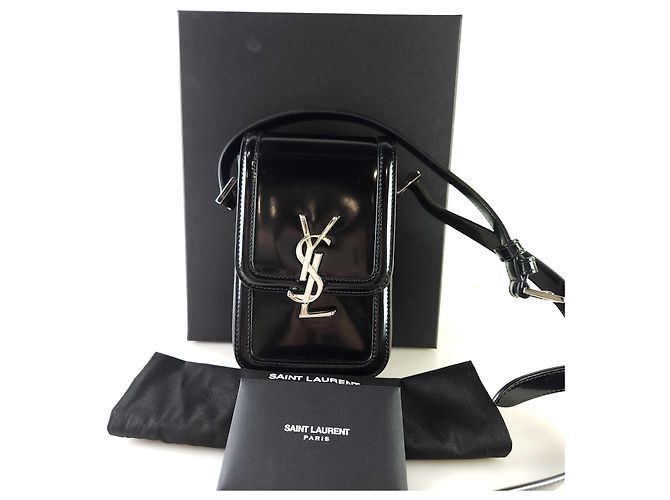 Saint Laurent Borsa a tracolla Solferrino Nero - vista 7