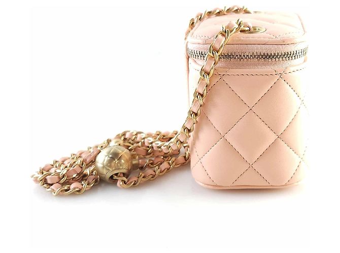 Chanel Borsa a tracolla Golden Ball Vanity Arancione - vista 2