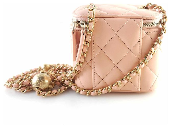 Chanel Borsa a tracolla Golden Ball Vanity Arancione - vista 3