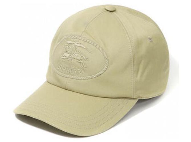 Burberry Cappellino da baseball in cotone con ricamo D'oro - vista 4